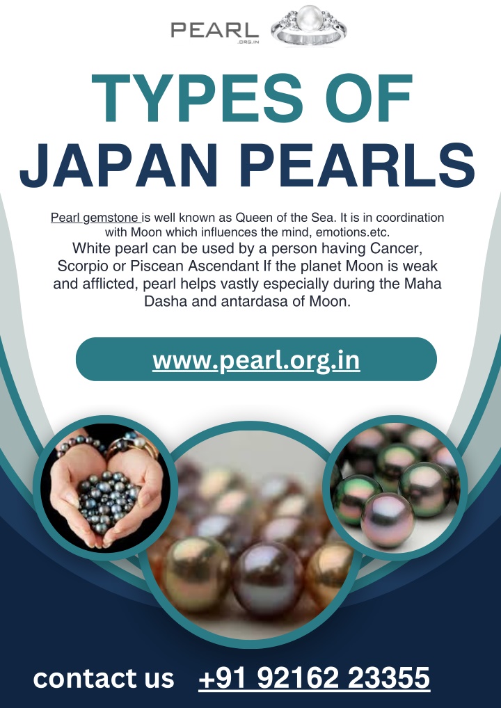 types of japan pearls