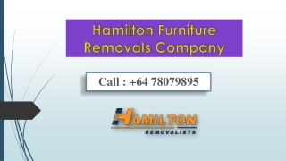 Hamilton Furniture Removal Company