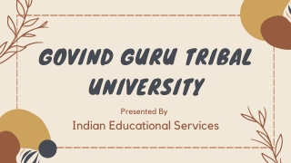 govind guru tribal university