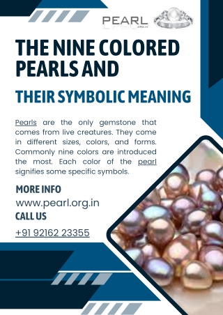 The Nine Colored Pearls And Their Symbolic Meaning