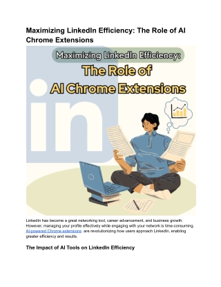 Maximizing LinkedIn Efficiency_ The Role of AI Chrome Extensions