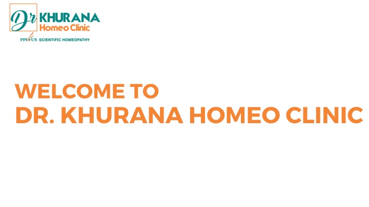 welcome to dr khurana homeo clinic