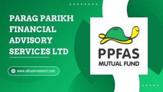 Parag Parikh Unlisted Shares  By Altius Investech