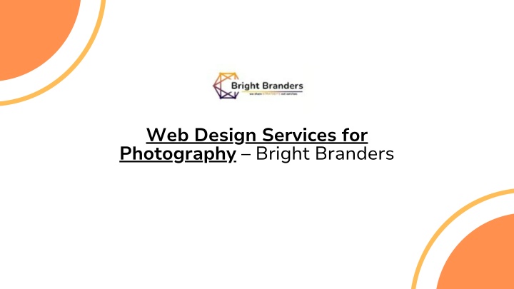 web design services for photography bright