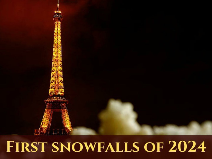 first snowfalls of 2024