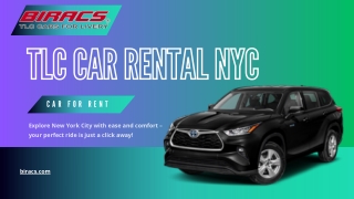 TLC Car for Rent NYC: Affordable, Reliable Driving Solutions