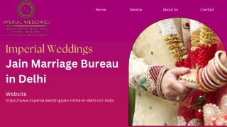 Jain Marriage Bureau in Delhi