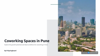 Coworking & Enterprise Office Spaces in Pune