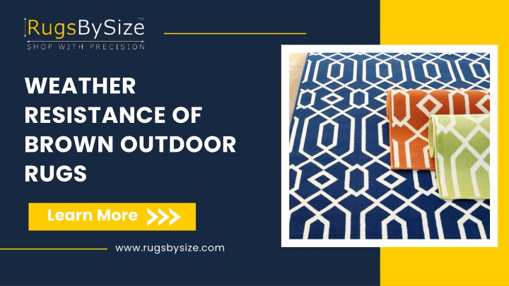 weather resistance of brown outdoor rugs