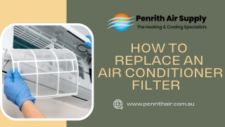 How to Replace an Air Conditioner Filter