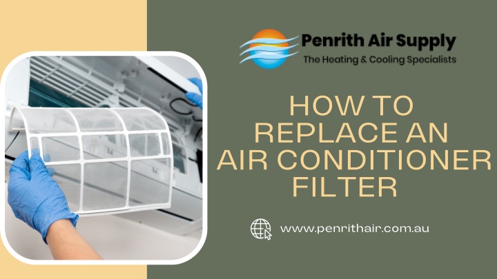 how to replace an air conditioner filter