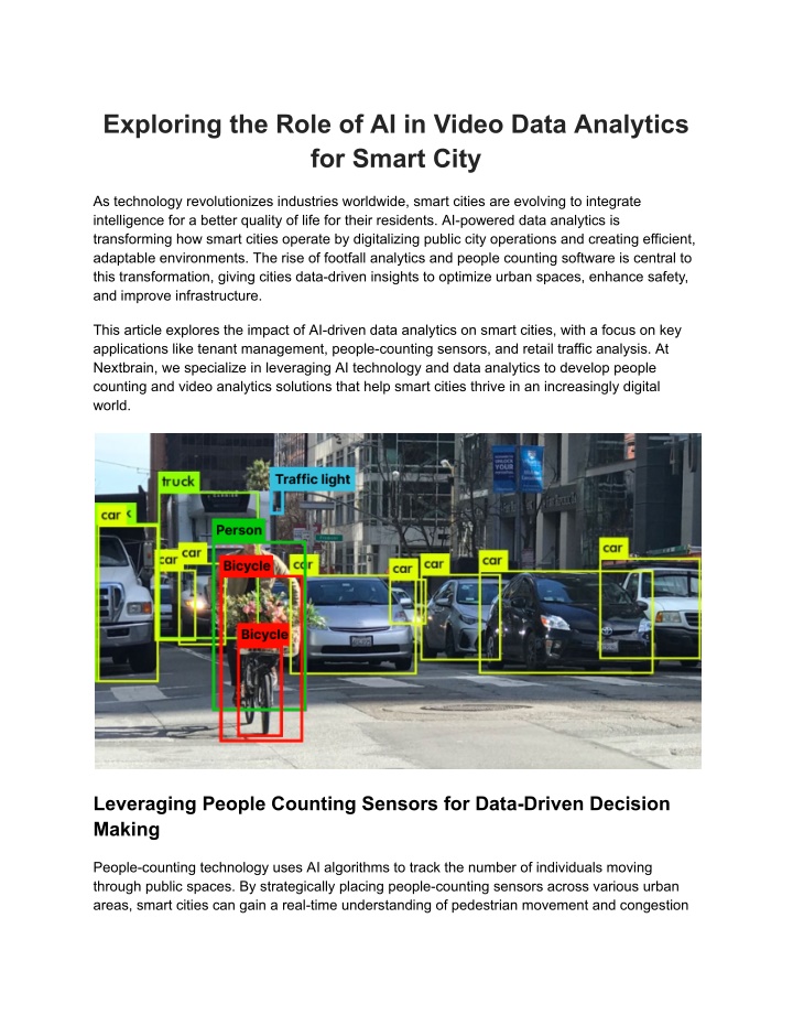 exploring the role of ai in video data analytics