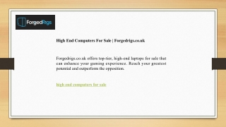 high end computers for sale forgedrigs co uk