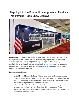 stepping into the future how augmented reality