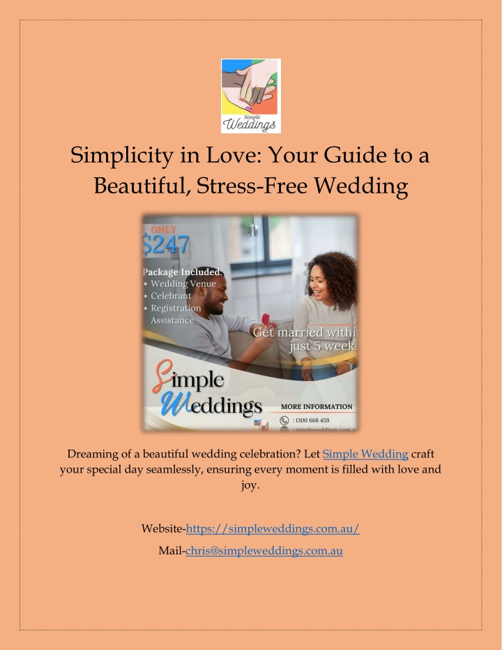 simplicity in love your guide to a beautiful