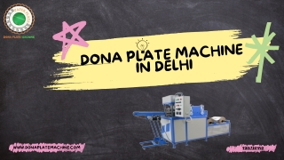dona plate machine in delhi