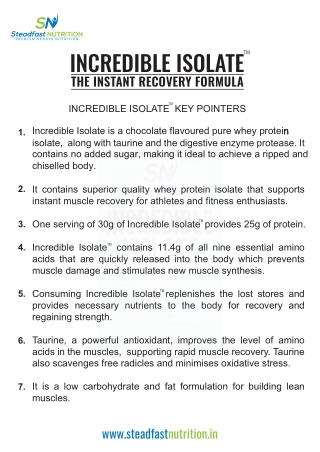 whey protein isolate