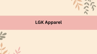 LGK Apparel’s Role in Cultural and Creative Expression