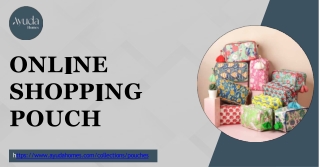 Trendy Pouches for Online Shopping Essentials