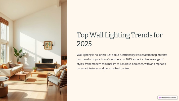 top wall lighting trends for 2025