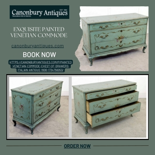 Exquisite Painted Venetian Commode