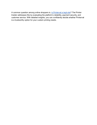 is Printerval a legit site