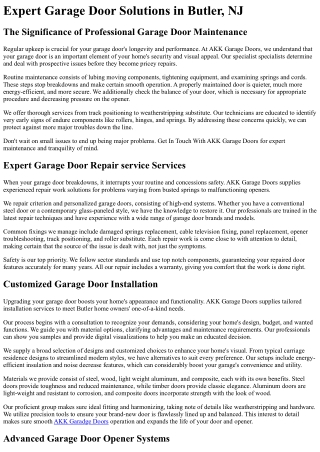 AKK Garage Doors