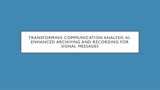 transforming communication analysis ai enhanced