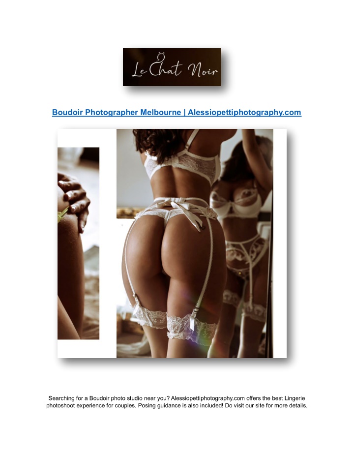 boudoir photographer melbourne