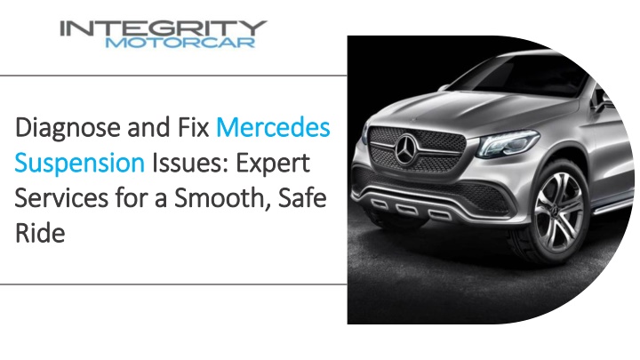 diagnose and fix mercedes suspension issues