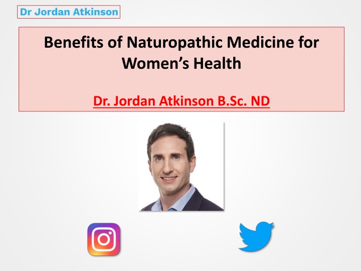 benefits of naturopathic medicine for women