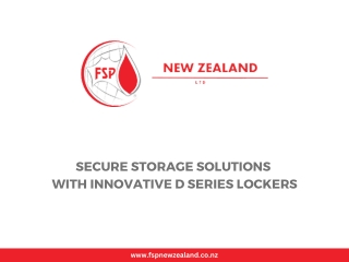 Secure Storage Solutions with Innovative D Series Lockers  