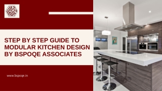 Modular Kitchen Made Easy – A Complete Guide by Bspoqe Associates