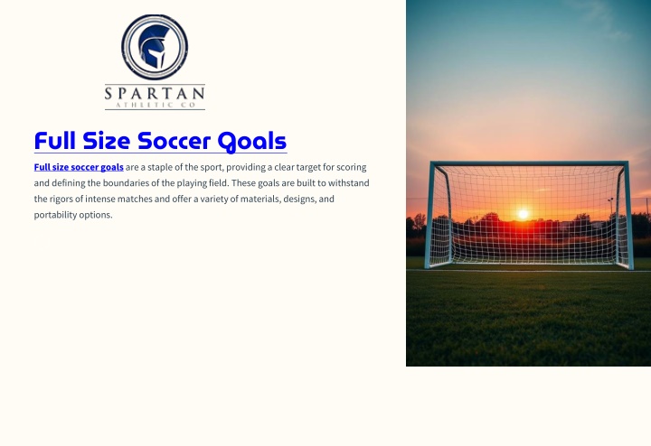 full size soccer goals full size soccer goals