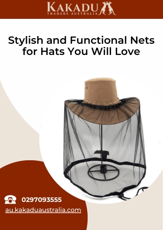 Stylish and Functional Nets for Hats You Will Love