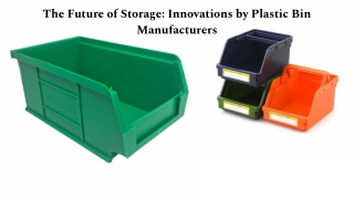 Plastic Bin Manufacturers In Chennai