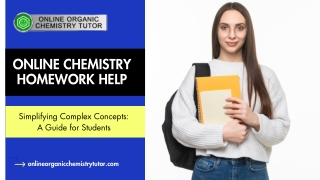online chemistry homework help