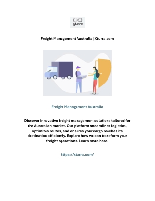freight management australia xturra com