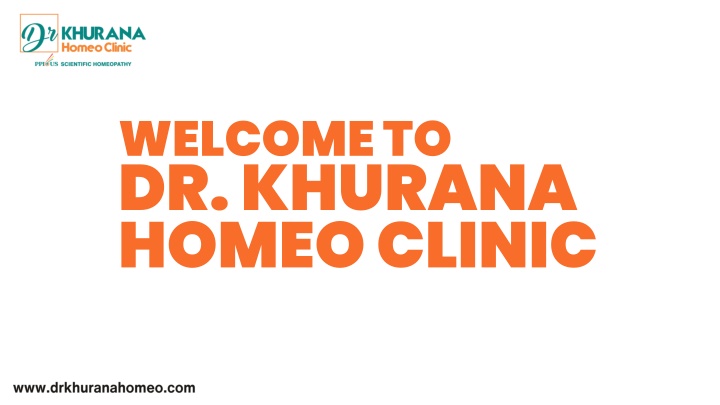 welcome to dr khurana homeo clinic