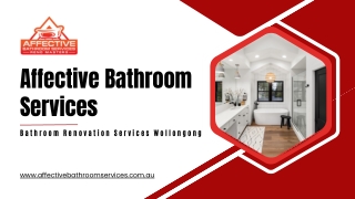 Affective Bathroom Services