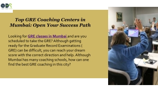 Top GRE Coaching Centers in Mumbai: Open Your Success Path
