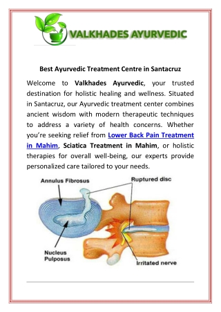 Best Ayurvedic Treatment Centre in Santacruz