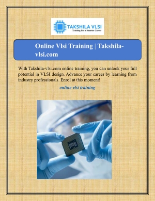 with takshila vlsi com online training