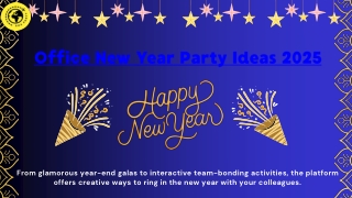 Office New Year Party Ideas 2025