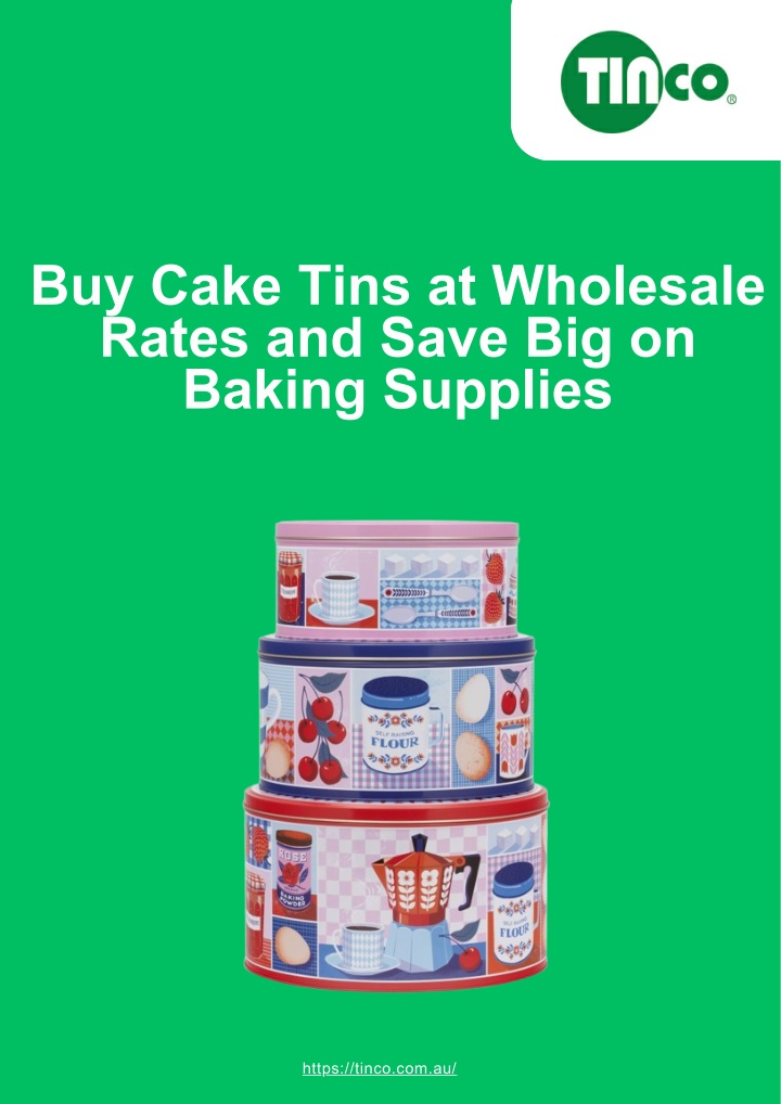 buy cake tins at wholesale rates and save