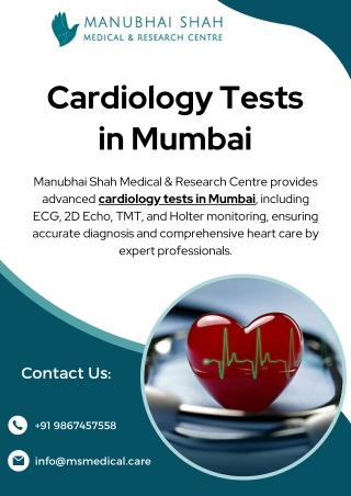 Cardiology Tests in Mumbai