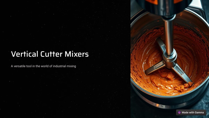 vertical cutter mixers