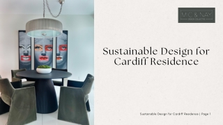 Sustainable Design for Cardiff Residence