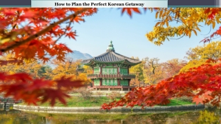 How to Plan the Perfect Korean Getaway