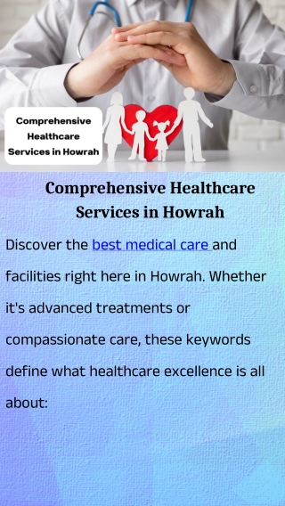 Comprehensive Healthcare Services in Howrah